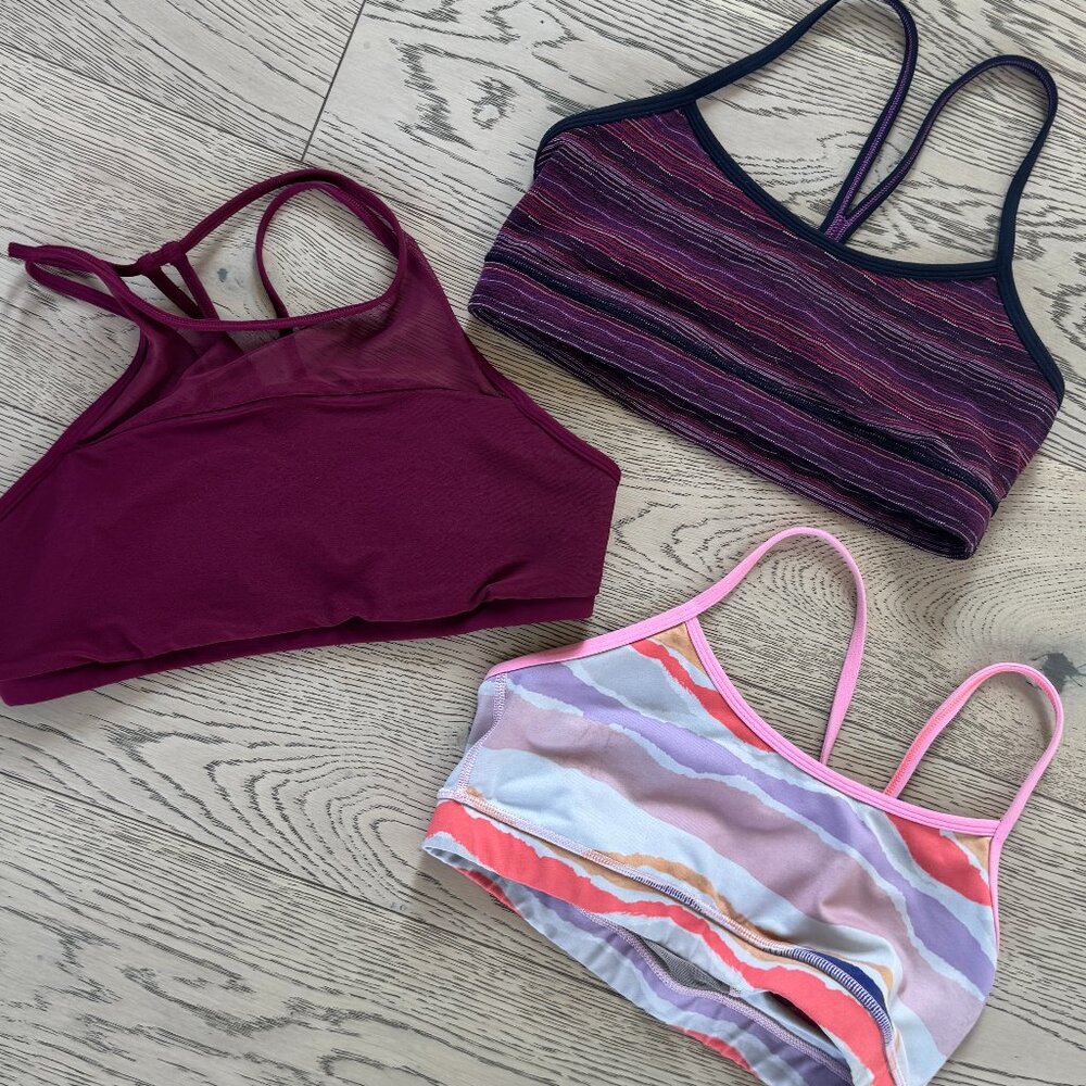 LOT 3 Lululemon Sports Bra 8